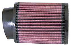 K&N Universalluftfilter, 70mm Flansch  Rund Zylindrisch, 102x102 127lg