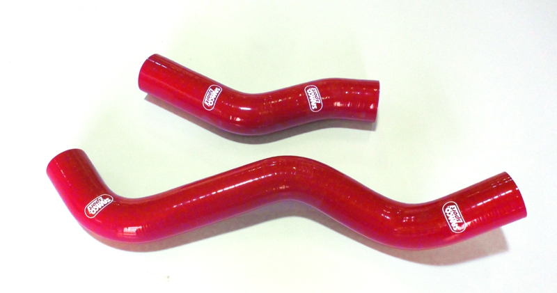Samco Mitsubishi Lancer EVO 1/2/3 CE9A/4G63 1992-1996   2-teiliges Kühlwasser-Schlauchkit rot