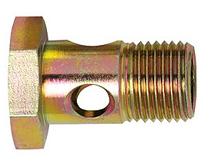 Aluminium  Hohlschraube 1/4 BSP  großer Durchlass