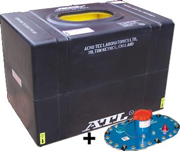 ATL Sicherheitstank 26 gal. 100ltr.  FIA FT3 zugelassen komplett mit Deckplatte