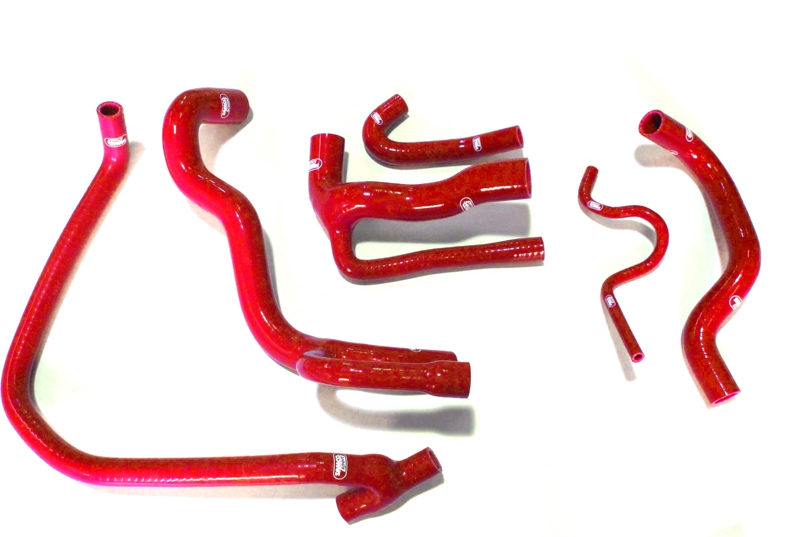 Samco Schlauchkit Audi RS2 Avant Quattro 6-teiliges Kühlwasser-Schlauchkit rot