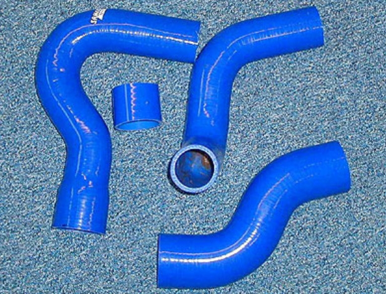 Samco Ford Escort RS Turbo MK4 Serie 2 87-91   4-teiliges Ladeluftsystem blau