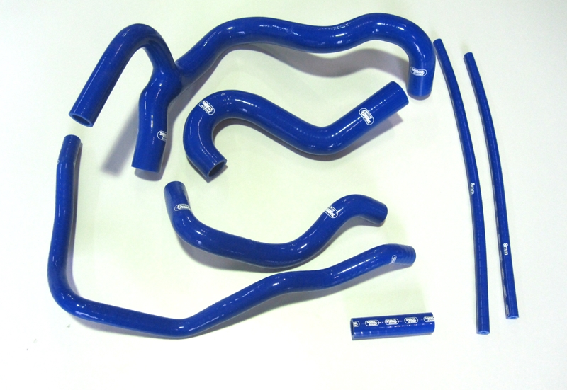 Samco Audi Quattro UR Turbo 10v 2.2Ltr 5cyl 7-teiliges Kühlwasser-Schlauchkit blau