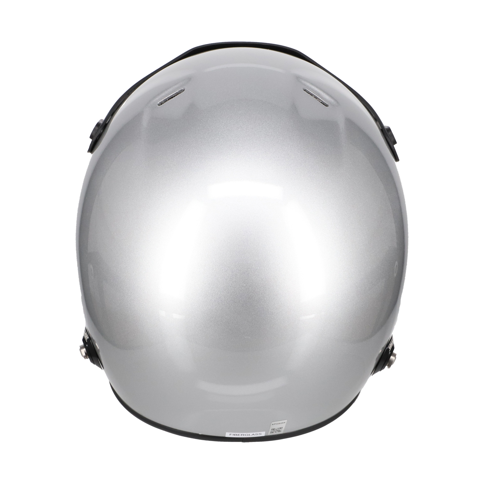 Beltenick OF Racing silber mit Hans Clips Homologation FIA 8859-2024 / 2015 Jet Helm