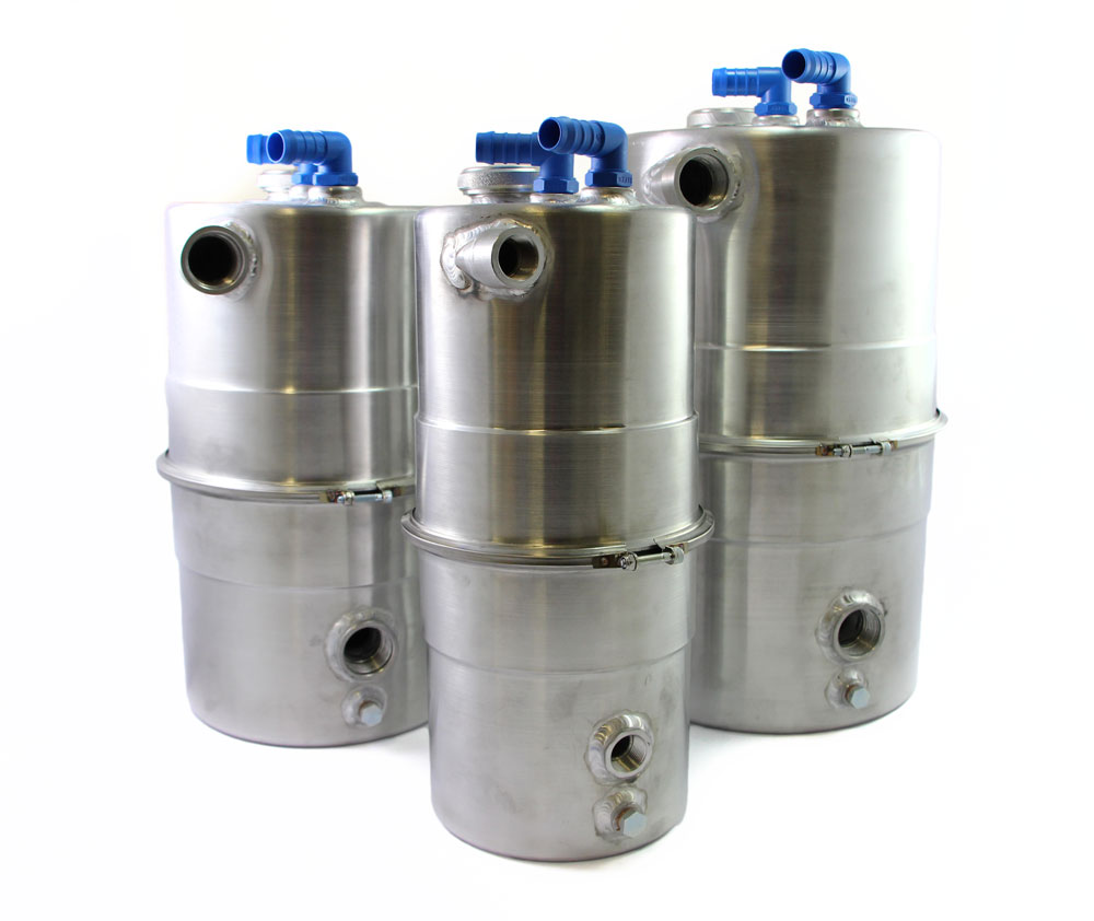 Trockensumpföltank Mocal 4 ltr.  3-teilig 4 Anschlüsse
