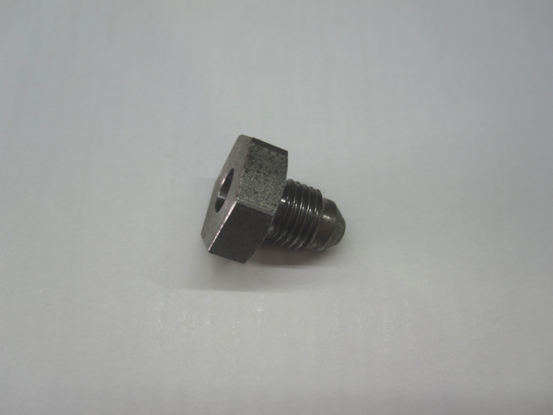 Aufschweißadapter Stahl JIC D03  3/8-24 (Sechskant)