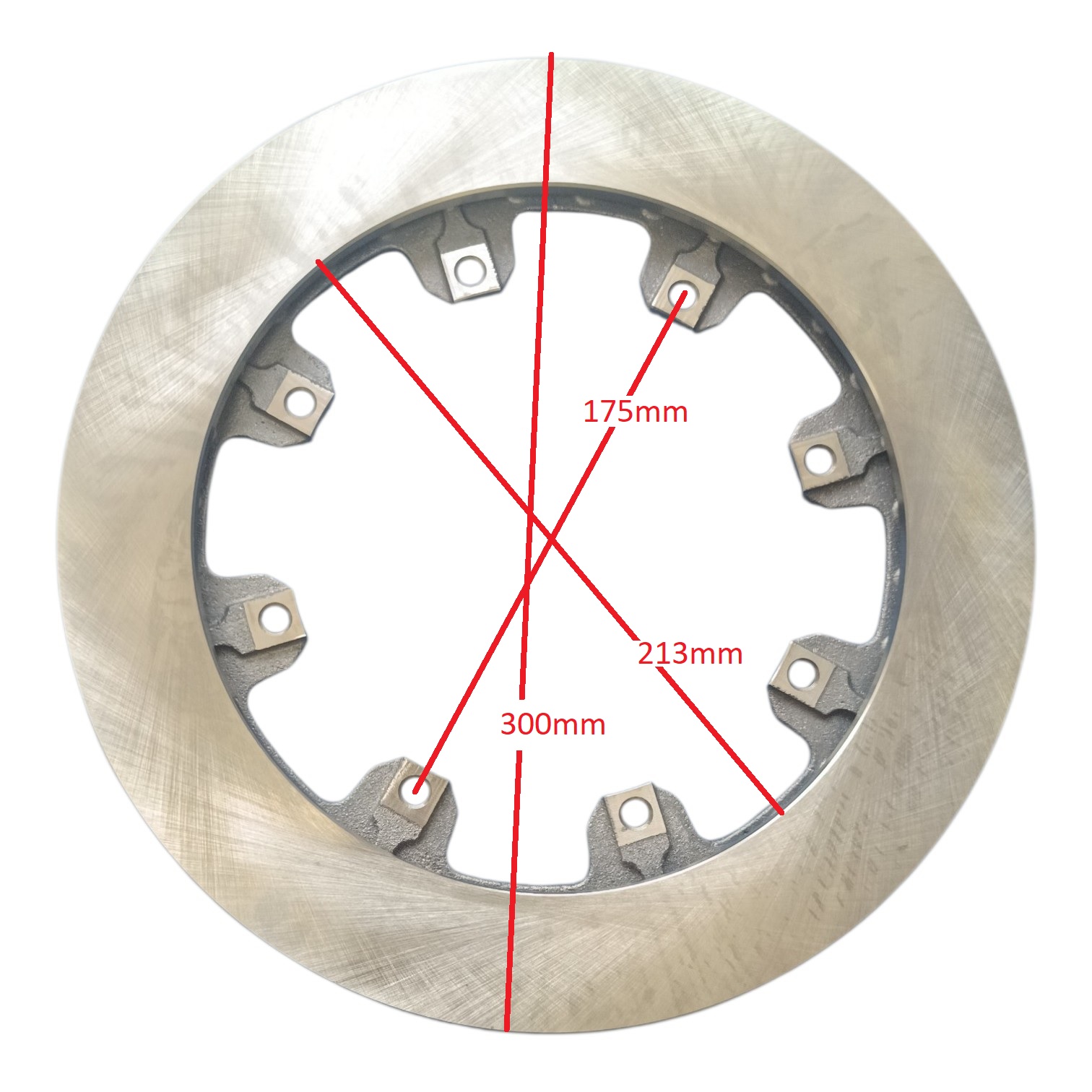 Bremsscheibe hinten Universal  innenbelüftet 11,75" / ca. 298,5 mm