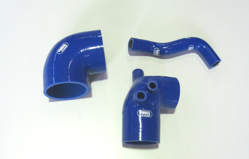 Samco Subaru Impreza Turbo GC8 Vers.1&2 JDM Import Vers.   3-teiliges Ansaugschlauchkit blau