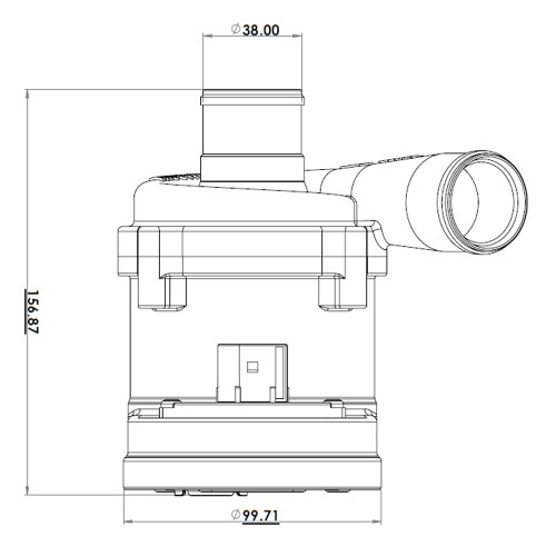 Bürstenlose Wasserpumpe EWP160 12V