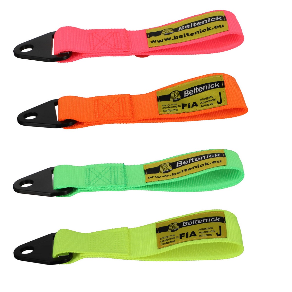 Abschleppschlaufe 200mm Neon - Fluo  Grün / Gelb / Orange / Pink