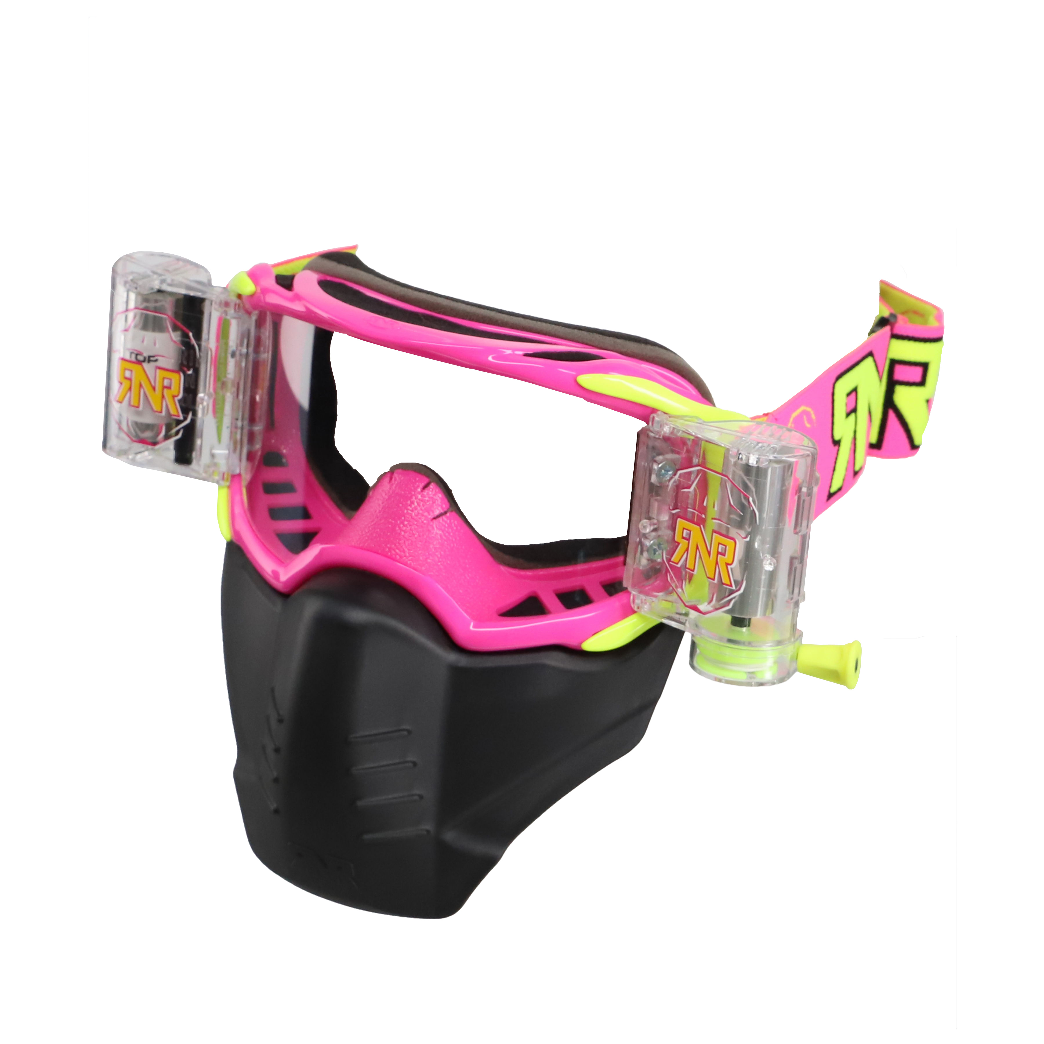 Rip n Roll Platinum XXL pink Brille mit Roll Offs