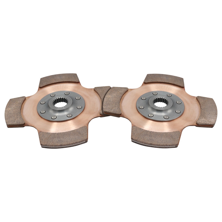 Tilton 4-pad Cerametal Mitnehmehmerscheiben 184mm Verzahnung 1-5/32" x 26