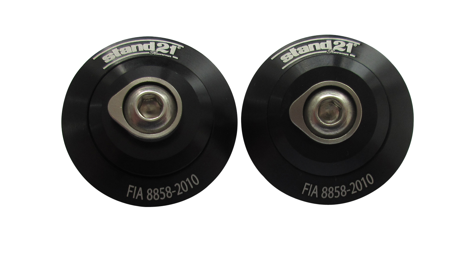 H.A.N.S. Clips schwarz  FIA 8858-2010