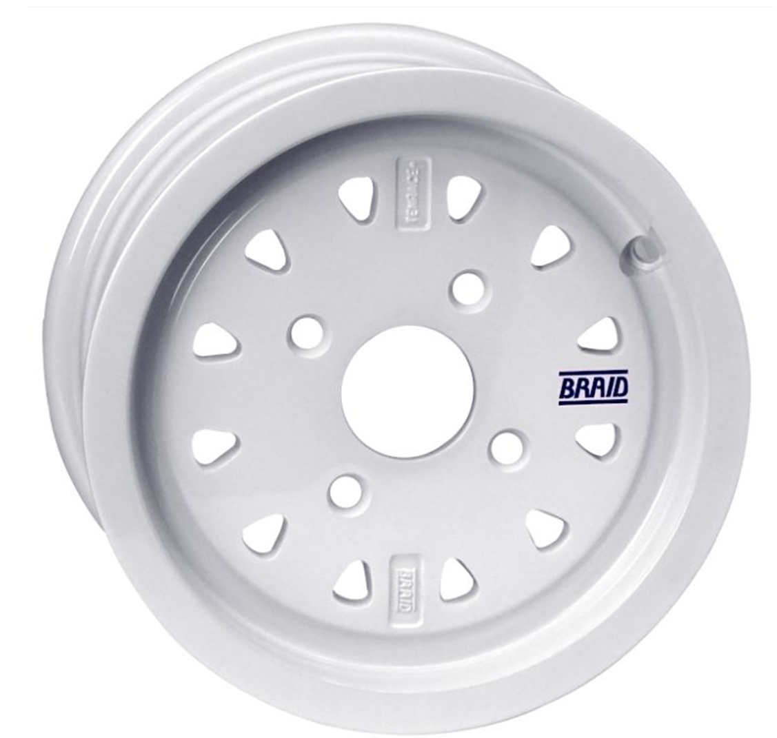 Braid Tenrace+ 5Jx10 (4+1)  Crosskart Felge LK4x100 + 4x115
