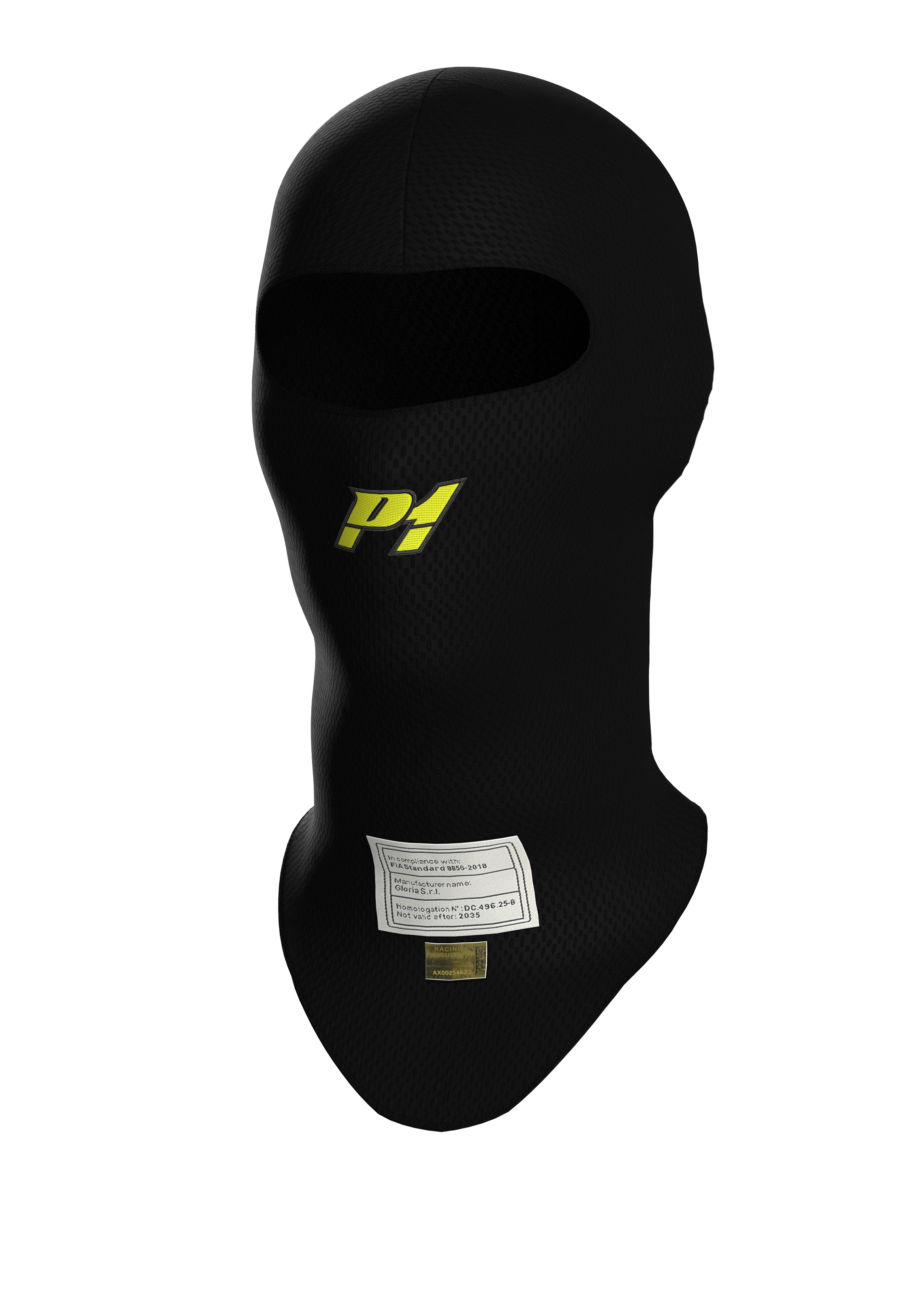 FIA Kopfhaube schwarz Gr. XL (62cm+)  FIA 8856-2018 X-FLOW P1