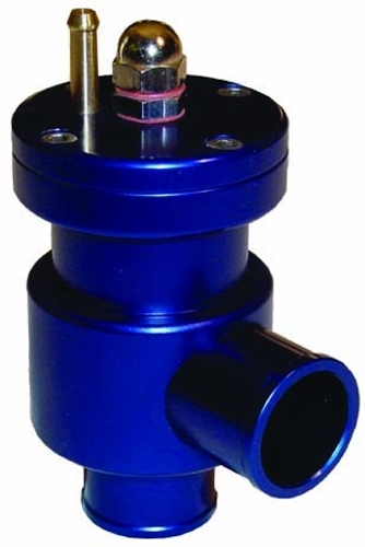Dump Valve Sytec 0,5-3 bar Kolbenventil geschlossen - Anschlussdurchmesser 25mm blau