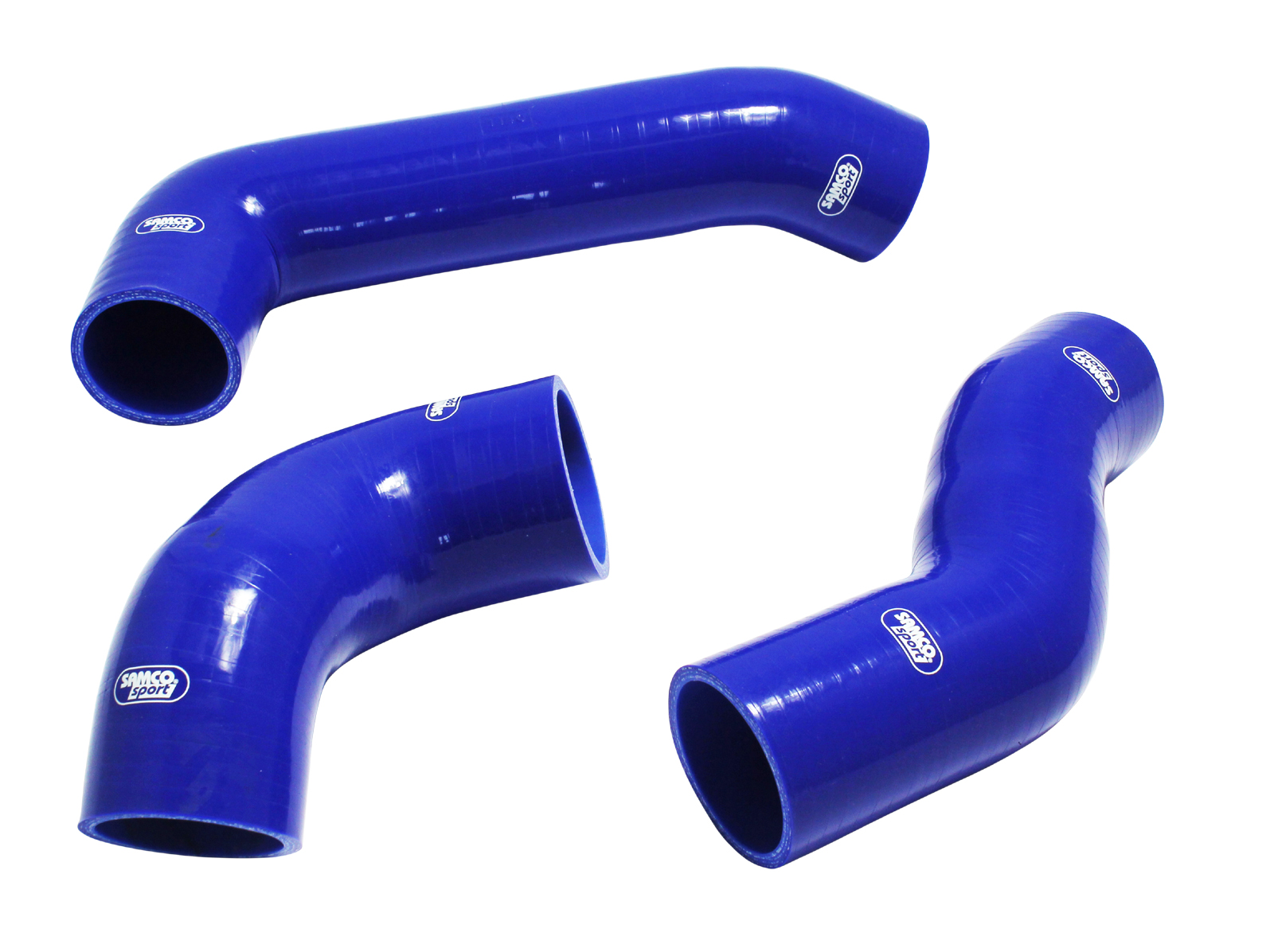 Samco Toyota Supra JZX100 1JZ-GTE   3-teiliges Ladeluftsystem blau