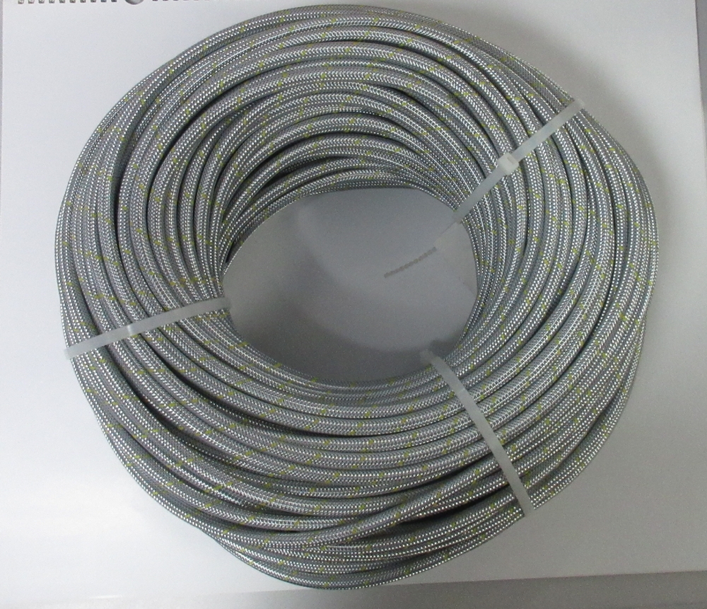 Benzinschlauch, Kraftstoffschlauch ID 8mm / 7,5mm  Ummantelung Stahl verzinkt 100m am Stück