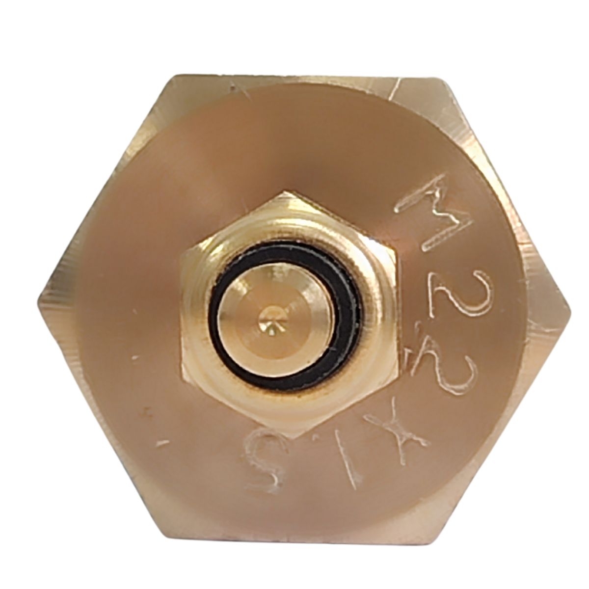 50°C-150°C Gewinde M22x1,5, hexagonaler Mutternkopf, Messing, Sicherungsmutter, Scheibe, Gewinde, Lager, Schaft
