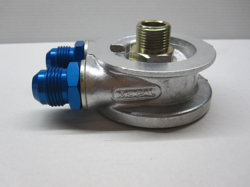 Mocal Ölkühler-Adapterplatte M 20x1,5  ohne Thermostat - Set mit Dash10 Aluminium Anschlüssen