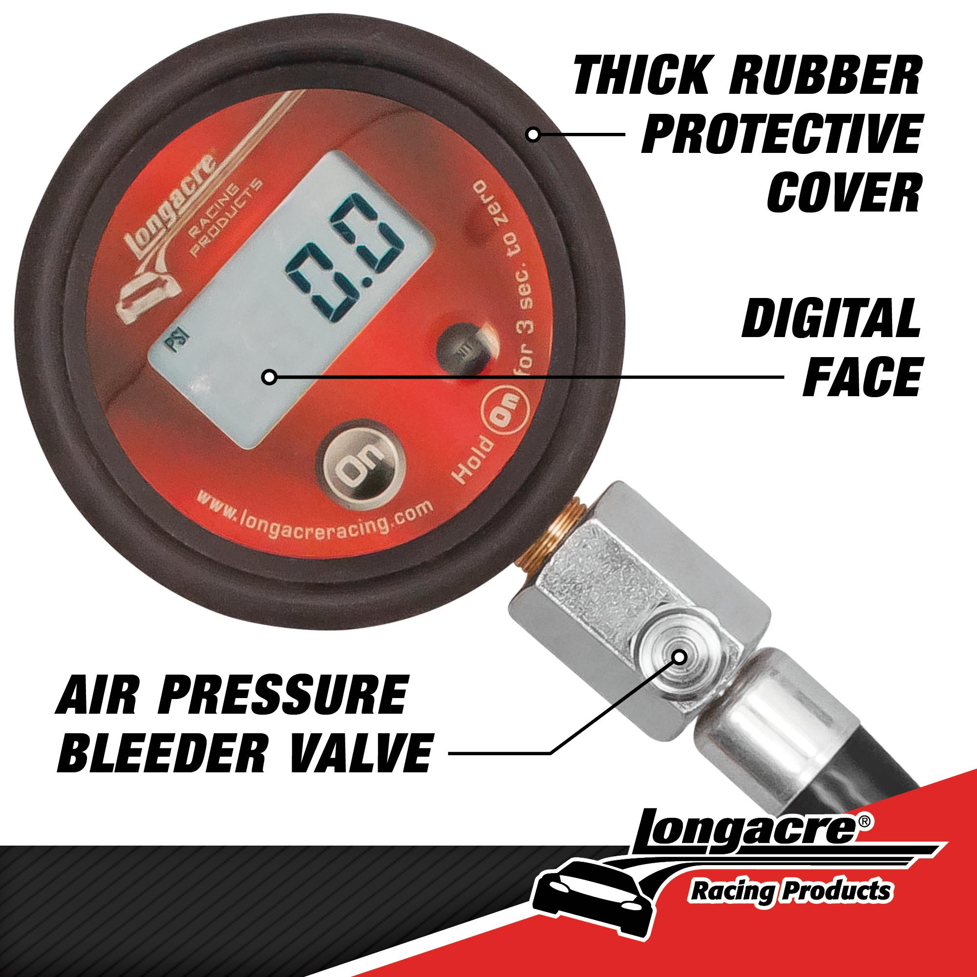 Longacre Luftdruckmesser digital  0-4,1 bar