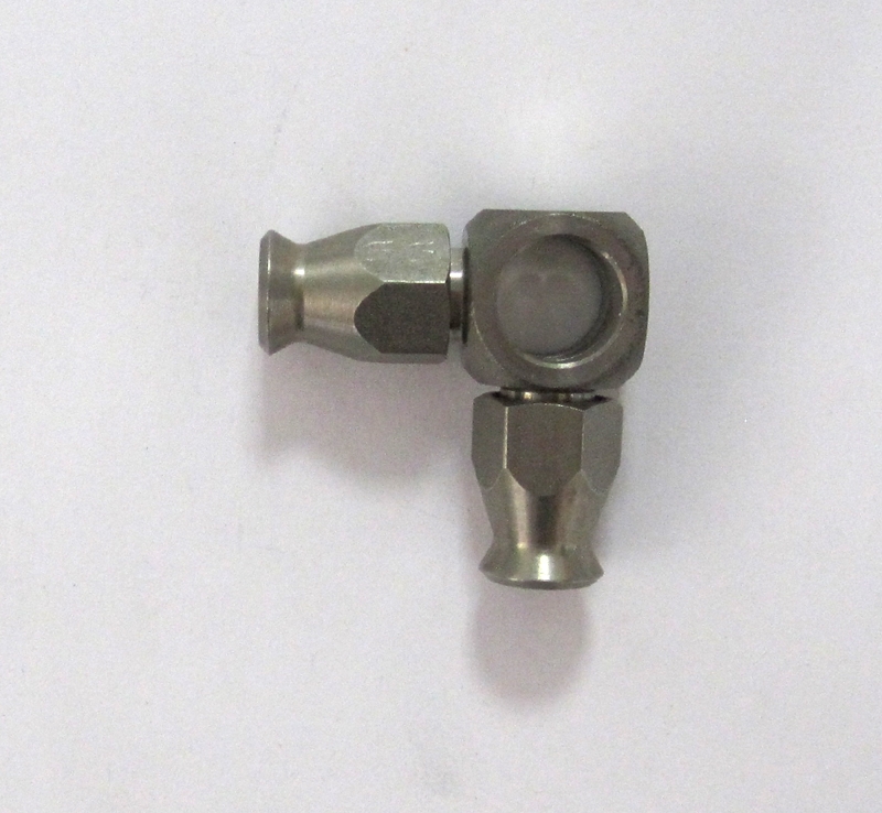 Anschluß Doppelbanjo 10mm 90°  Dash 03 Edelstahl