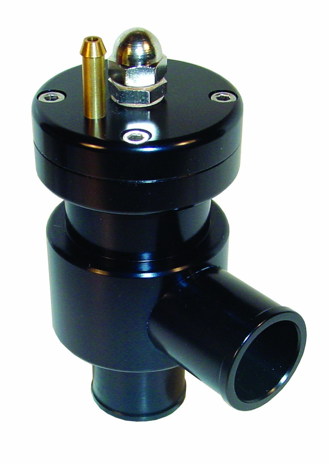 Dump Valve Sytec 0,5-3 bar Kolbenventil geschlossen   - Anschlussdurchmesser 25mm schwarz