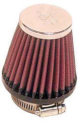 K&N Universalluftfilter, 48mm Flansch  Konische Rundform, 76x51 76lg