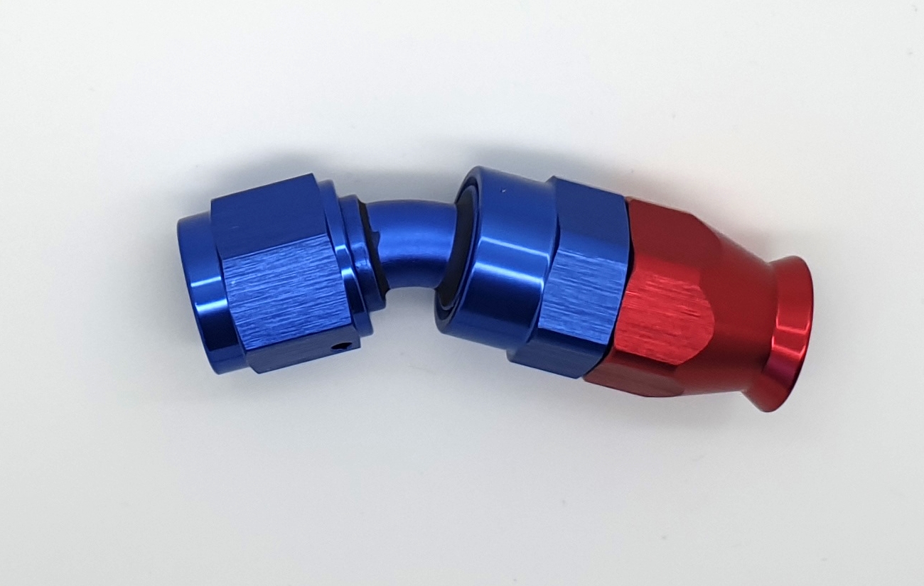 JIC Anschluss 30° Dash 06 JIC  9/16-18   für PTFE Schlauch Serie 600