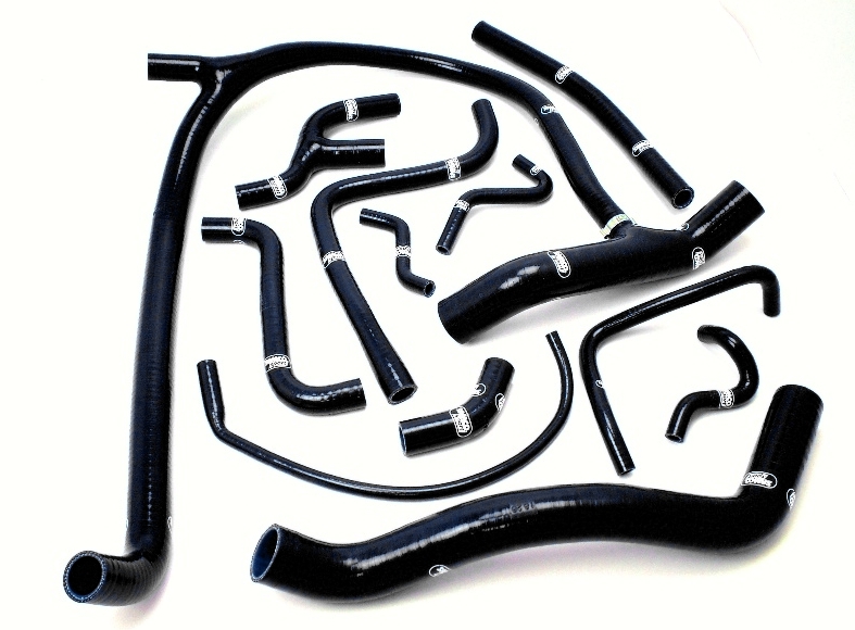 Samco Lotus Elan M-100 1989-1995   13-teiliges Kühlwasser-Schlauchkit schwarz