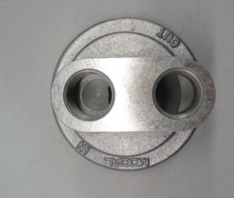 Mocal Ölfilterdeckel 13/16 UNF  Anschluss 1/2 Zoll BSP Innengewinde