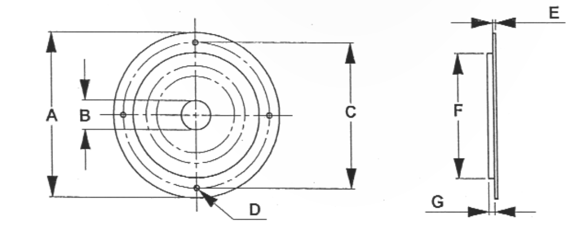 Bordwanddurchführung D10  Bohrung 15,8mm