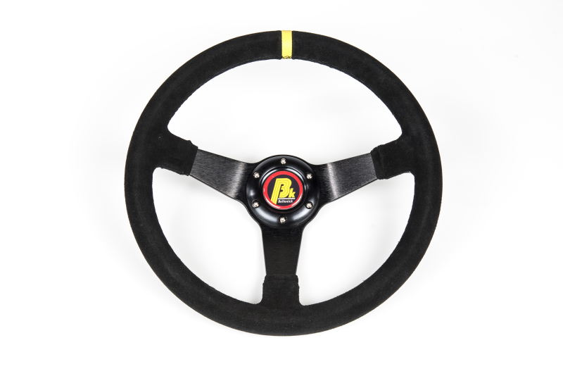 Beltenick Sportlenkrad Rallye 350mm 75mm geschüsselt Wildleder