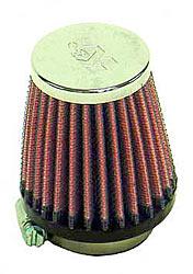 K&N Universalluftfilter, 40mm Flansch  Konische Rundform, 67x51 76lg