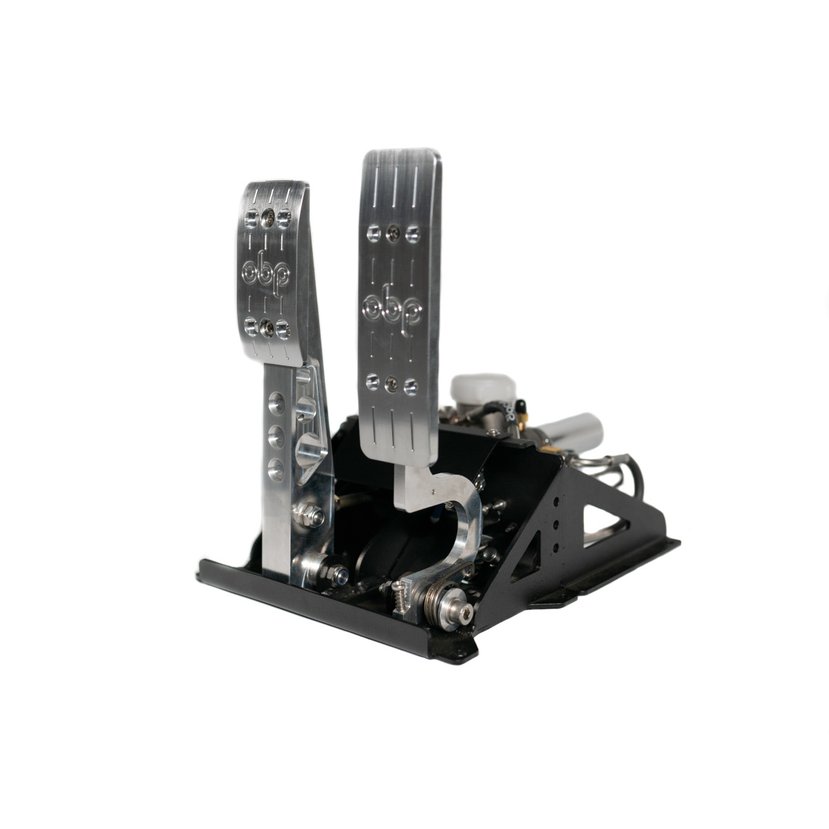 OBP Sim Racing E Sport Pedalbox silber  2 Pedale, incl. hydraulischer Bremse