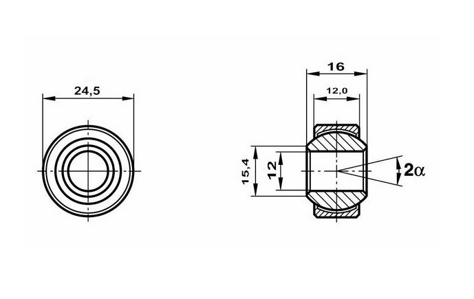 Gelenklager GXSW 12 RR FGX0120400504