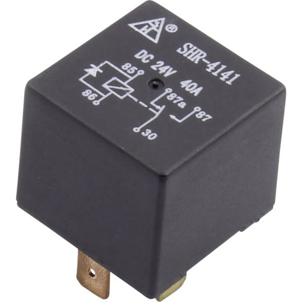 SHR-4141A SHR-12VDC-F-C 5pin Kfz-Relais 12 V/DC 40 A 1 Wechsler