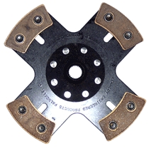 Kupplungsscheibe Sinterstern 4-Pad Durchm. 215 Verzahnung 1-1/32 x24 Honda