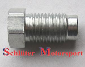 Einschraubnippel M10x1,25 Bördel F  für 4,75mm Leitungssystem