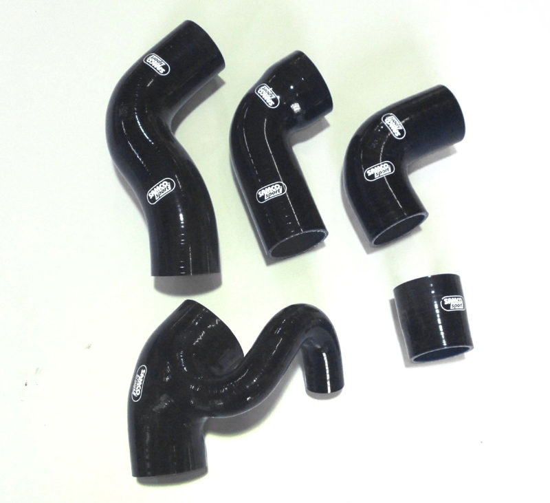 Samco Volvo 850T5/850T5R/S70T5/V70T5  96-00   5-teiliges Ladeluftsystem schwarz