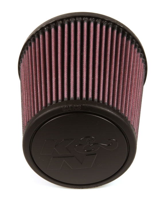 K&N Universalluftfilter, 76mm Flansch  Konische Rundform, 127x121 152lg