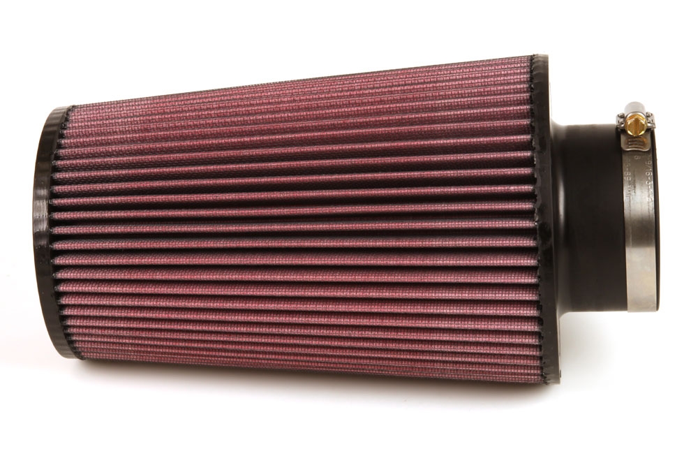 K&N Universalluftfilter, 76mm Flansch  Konische Rundform 152x121 228lg