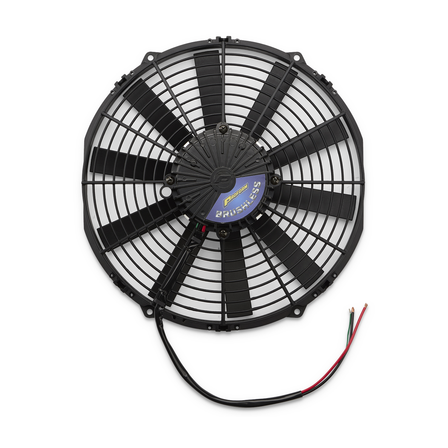 12V Elektrischer Lüfter 318mm (12") Proform Brushless  bürstenlos 3560m³/h saugend D343-D318 T=76