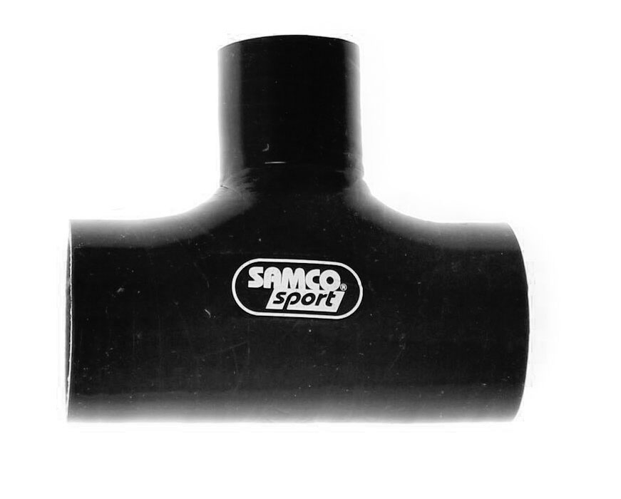 Samco T-Schlauchkupplung 60mm   Durchm. Abzweig 25mm schwarz