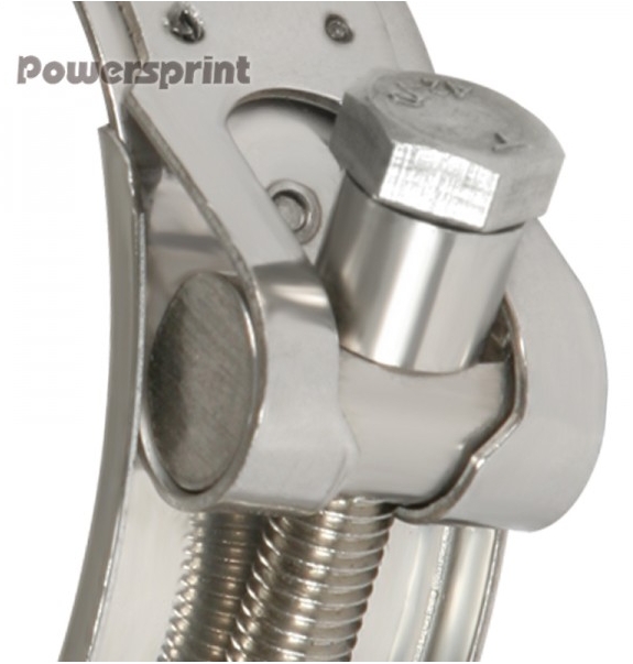 Powersprint Edelstahl Spezial-Bandschelle  32mm-35mm Ø