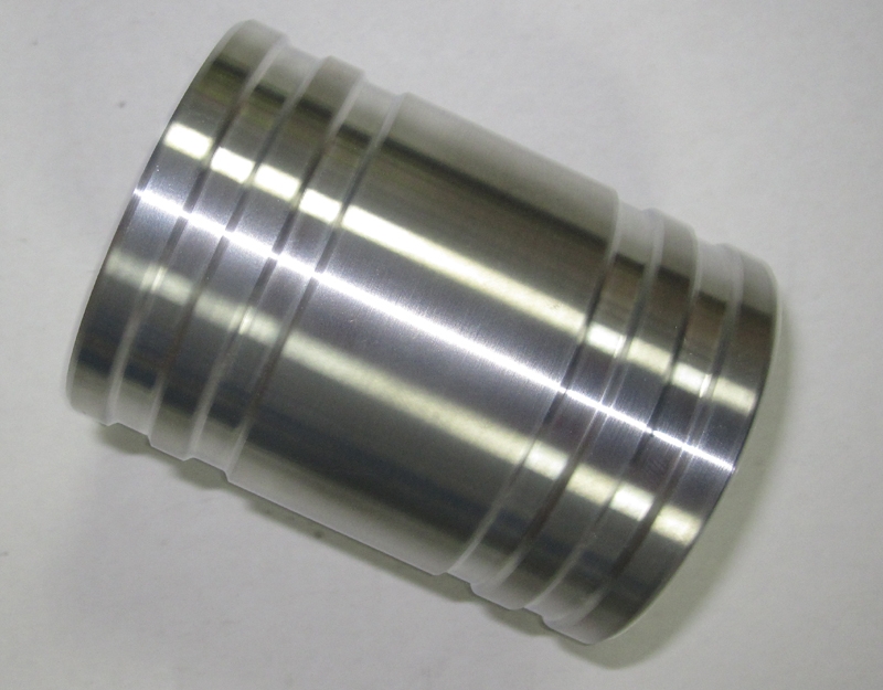 Alu - Verbindungsrohr gedreht  Durchmesser: 54 mm