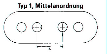 ITG JC 50 Grundplatte   - Aluminium ungebohrt