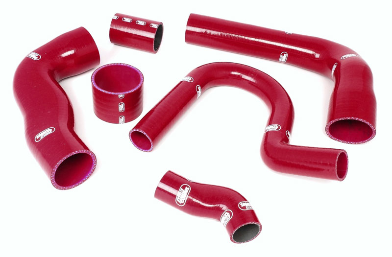 Samco Ford Focus RS (Mk2) 2.5L Turbo 09-   6-teiliges Kühlwasser-Schlauchkit rot