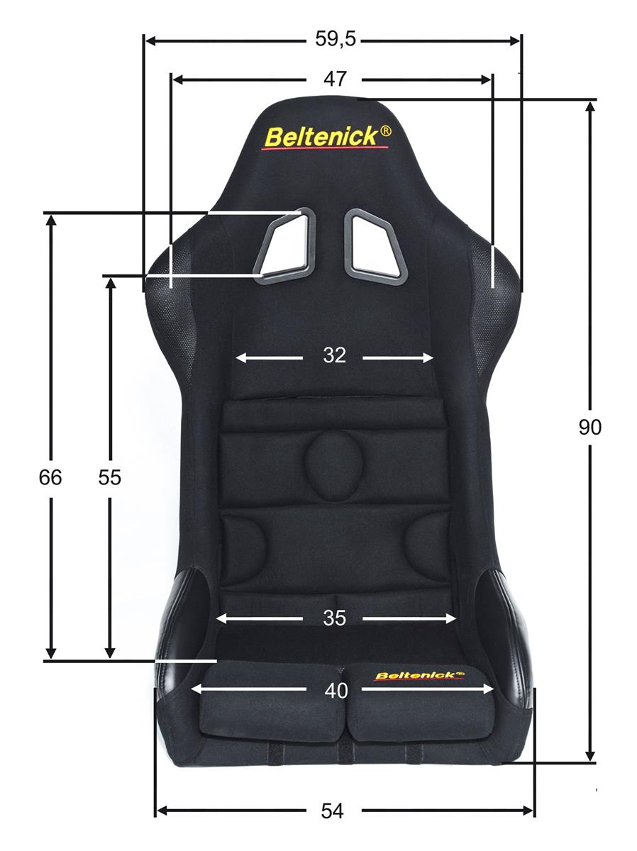 Beltenick Rennsitz RST 700 Vollschalensitz GFK Homologation FIA 8855-1999