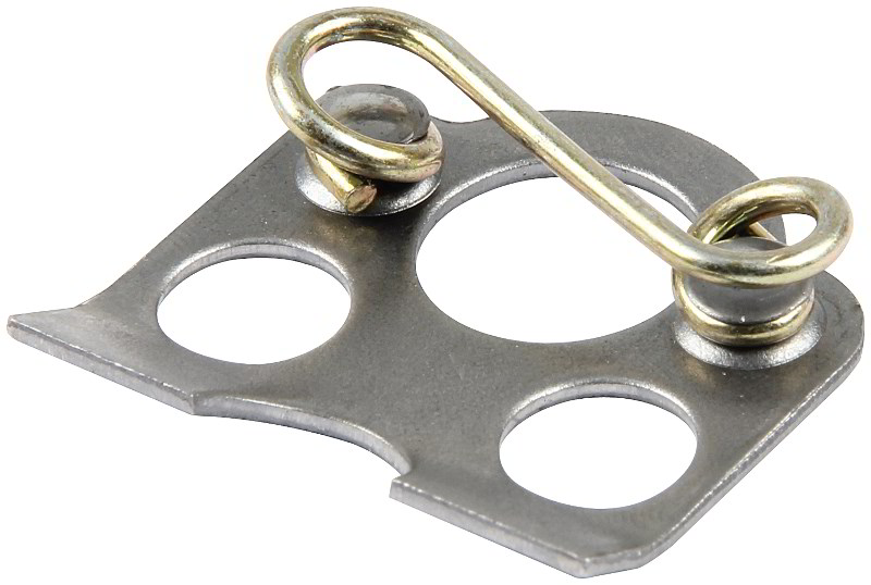 DZUS Schweißplatte erleichtert kpl. incl. Feder